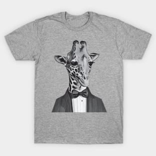 Giraffe in suit T-Shirt